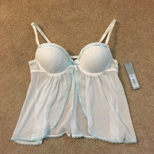 Apt. 9 bridal lingerie white babydoll